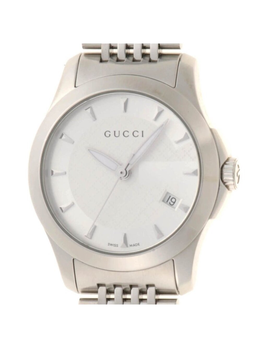 Gucci G-Timeless Watch Steel Silver Dial Quartz